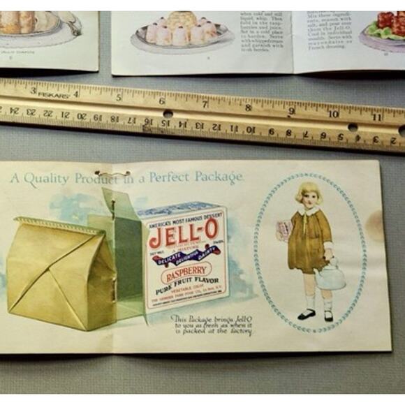 ANTIQUE 1912-1924 LOT of "JELL-O" Advertising RecipeBooklets By Maxfield Parrish - Picture 5 of 9